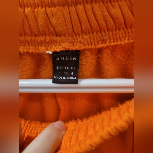 Shein Halloween jogging pants with elastic waist and pockets in orange Small - Picture 5 of 6